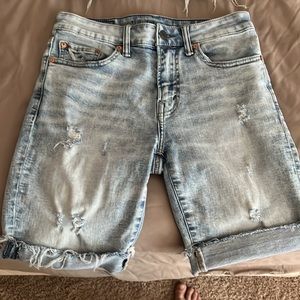 American Eagle jean shorts.